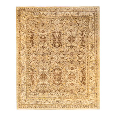 Stanwinn One-of-a-Kind 8' 3" X 10' 4" 2000s Wool Area Rug in Yellow
