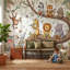 Papier peint animaux Jungle-525086895-525086892