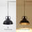 Bonifant 1 - Light Plug-In Retro Metal Single Pendant with Industrial Dome Shade-354194315