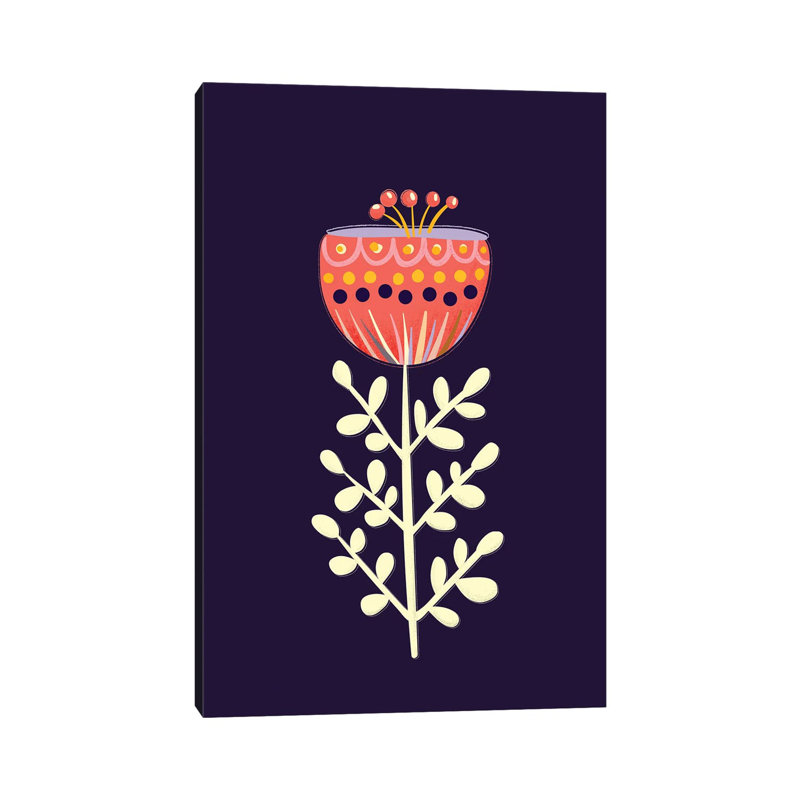 Single Flower I by Show Me Mars - Gallery-Wrapped Canvas Giclée on Canvas, Canvas, 20.32 cm H x 30.48 cm W