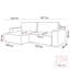 3 Seater Corduroy Corner Sofa -685424773