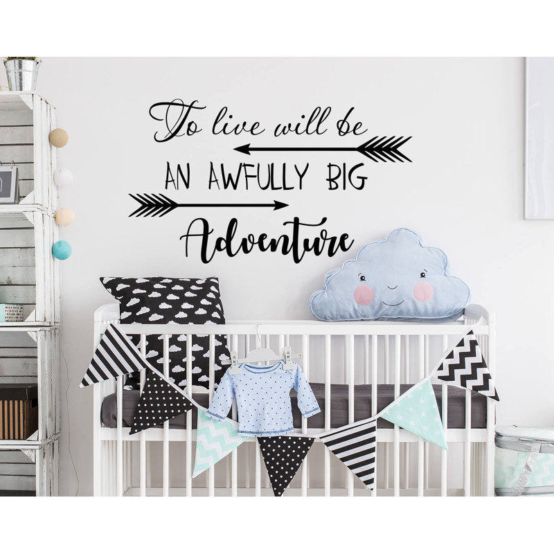 Non-Wall Damaging Wall Decal, Black