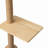 Wall-Mounted Cat Scratching Pad For Small To Large Cat, Indoor Wood Cat Tree With Hammock, Cat Scratcher Perch