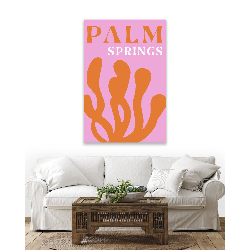Palm Springs par Yaffa G, H 41 po x l 27 po, Toile tendue