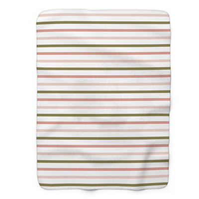Doux pastel - couverture en sherpa de qualité supérieure 1 pièce