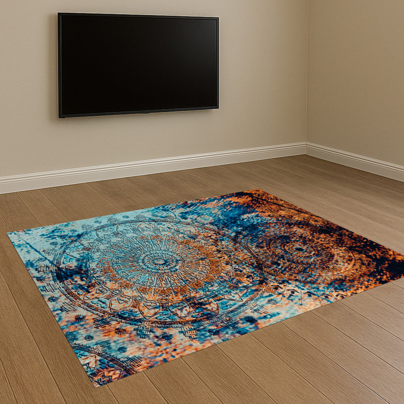 Abstract Area Rug, Rectangle 140 x 200 cm