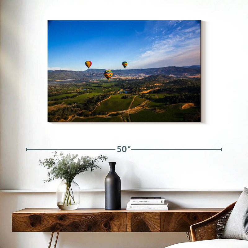 Montgolfières Alvord Napa Valley, H 26 po x l 39 po
