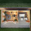 23ft x 10ft Studio Pent Log Cabin With Patio Area With UPVC Windows & Doors (44mm)-105863303