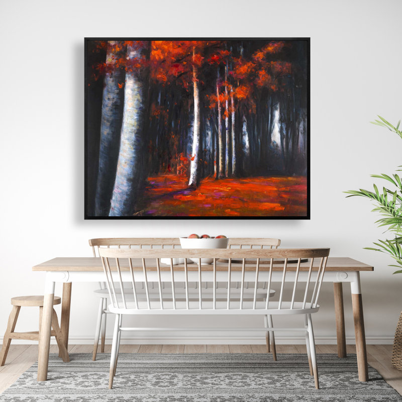 Mysterious Forest Print On Canvas, H 48 po x l 60 po