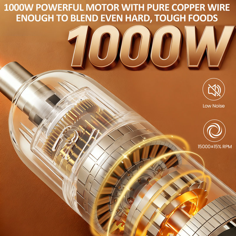 1000W Hand Blender With 10 Attachments