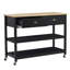 Newhaven Solid Wood Bar Cart-1600506139