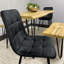 Wooden Dining Table with 2 Benches and 2 Velvet Chairs-1445020709-1475757046