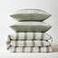 3 édredons avec rayures matelassées, rembourrage léger et microfibre. Idéale pour les chambres à coucher contemporaines en microfibre de coton Parfait pour une utilisation toute l'année