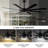 Oversized 72'' - 8 Blades Modern Smart Black Ceiling Fan with Dimmable LED Light and Remote Control-1292766877-1292767075-1292767074