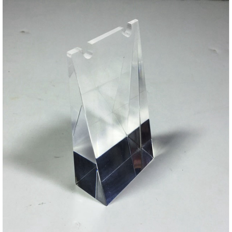 Présentoir à bijoux transparent en plexiglas et anneau d'oreille