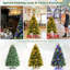Arbre de Noël vert en cachemire artificiel vert avec lumières DEL-445762425