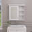 Shabir 30'' Single Bathroom Vanity with Ceramic Top and Medicine Cabinet-1166674495