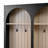 Farmhouse Wooden Style Hall Tree with Arched Design, Elegant Entryway Bench with Retro Hooks, Rustic Coat Rack & Shoe Organizer with Drawers for Mudroom, Living Room-2139705358