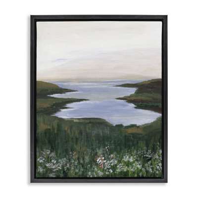 «Peaceful Greenery» par Lake Floating Frame, conception par Nikita Jariwala