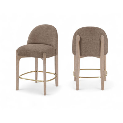 Maud Fabric Upholstered Counter Stool