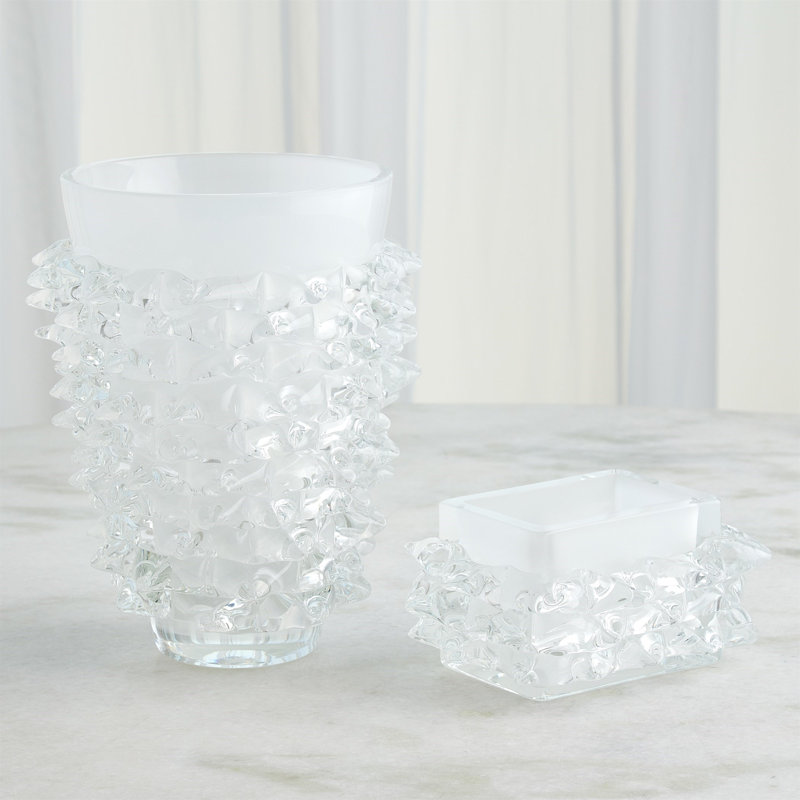 Porcupine Handmade Glass Table Vase