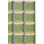 Tapis vert / beige en coton / laine touffeté à la main Giedre