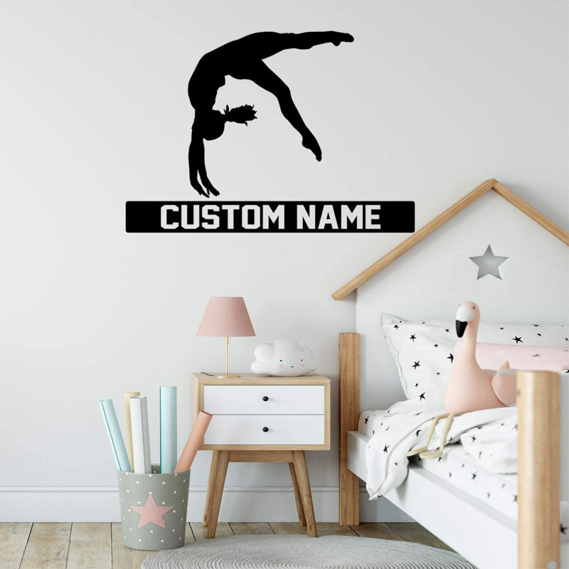 Wall Decal, Black, 18" H x 26" W, Yes