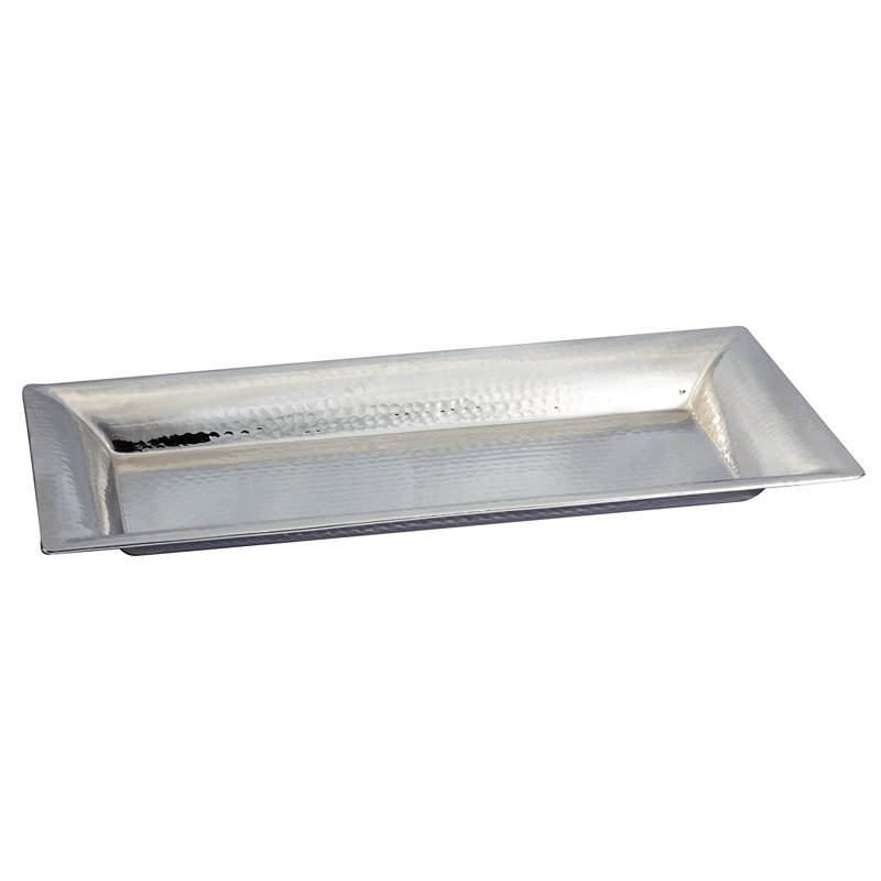 Winston Porter Lintz Nickel Plated Tray