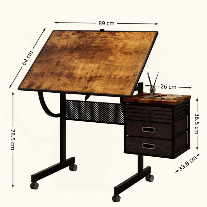 1500 pièces de plateau de table en métal 1500 pièces pour 4 adultes, 4 tiroirs de rangement et 4 roulettes