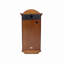 Horloge murale à pendule QXH066BLH, brun