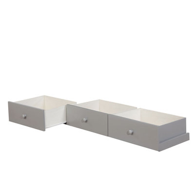 Commode de rangement 3 tiroirs transitionnel Wapakoneta