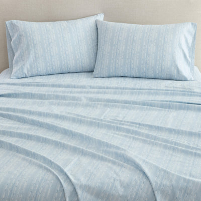Martha Stewart Faux Bois Cotton Sheet Set