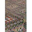 Tapis unique brun / framboise / vert forêt 4 pi x 10 pi Jijim