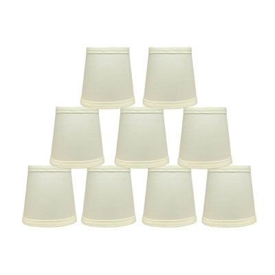 4'' H x 4'' W Cotton Empire Candelabra Shade