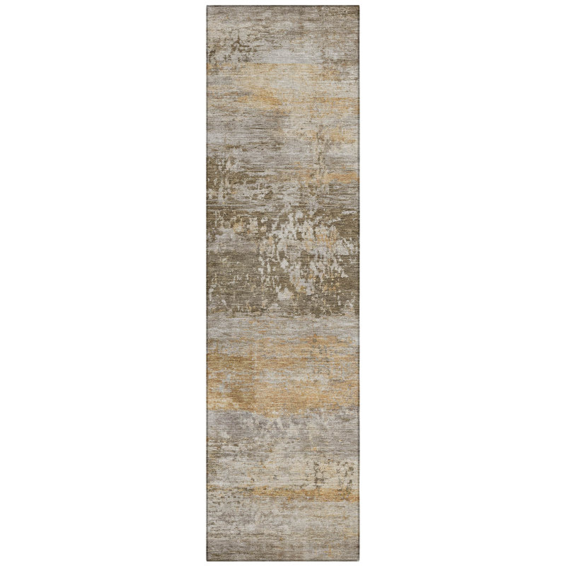 Machine Washable Indoor/Outdoor Jacinto ACN2146 Abstract Rug, Rectangle 1'8" x 2'6"