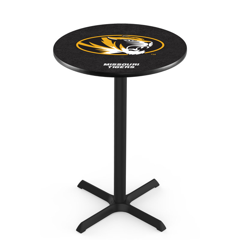 Round Metal Base Dining Table, University of Missouri