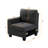 81" 4-Piece Upholstered Sofa with Storage Ottoman-396579266