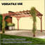 Pergola en bois, pergola d'extérieur