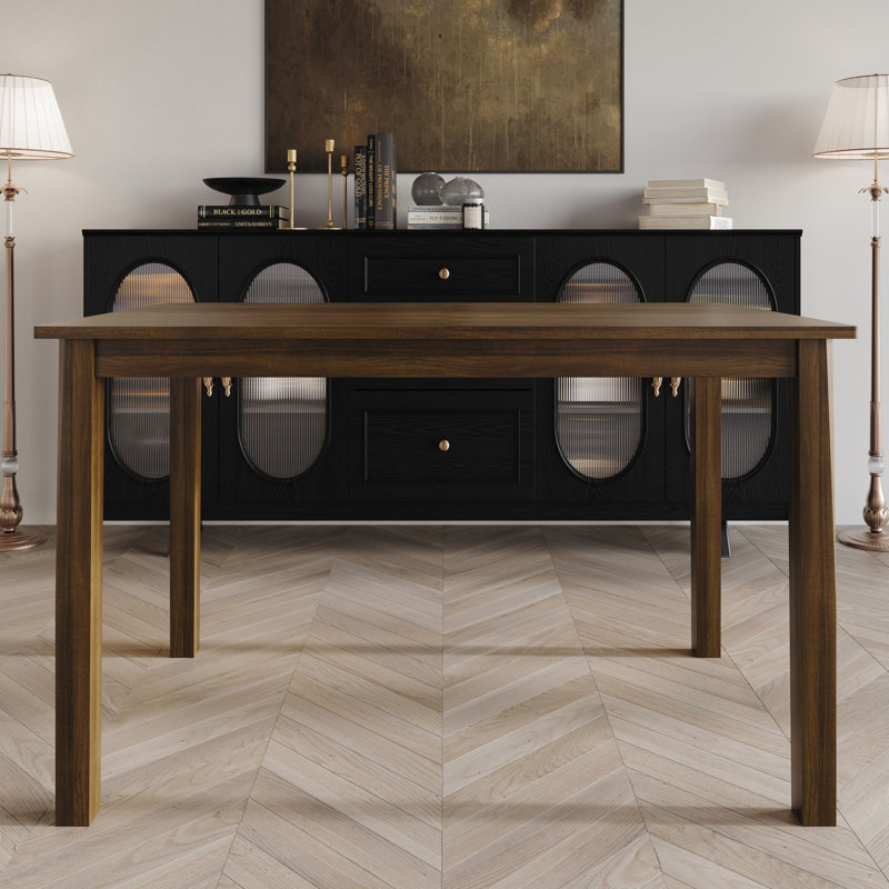 Bucy Solid Wood Base Dining Table