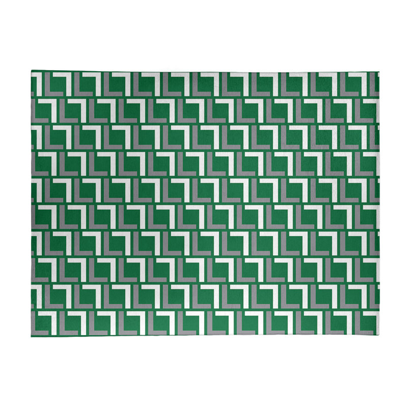 Geometric Indoor Rug, Rectangle 8' x 10'