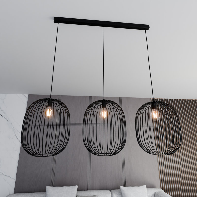 Lafollette 3 - Light Steel Pendant