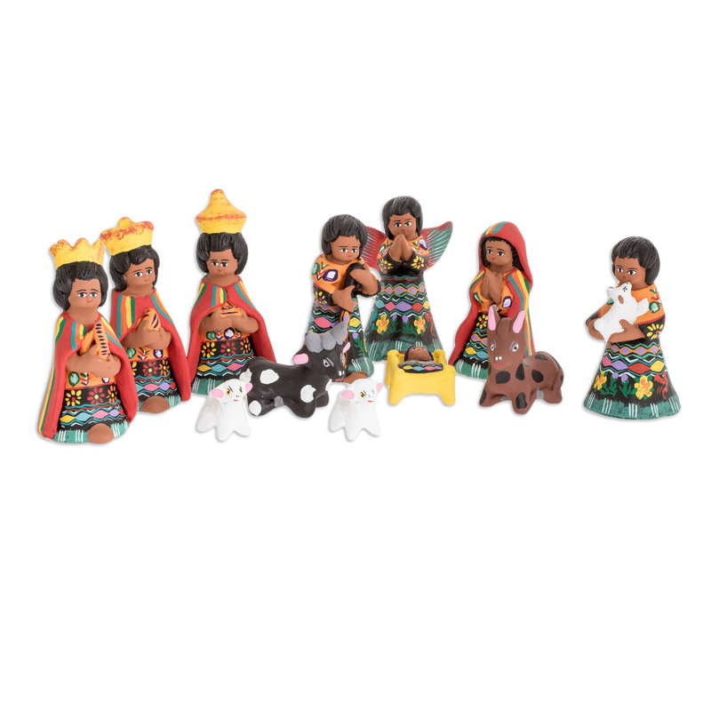 Ensemble de crèche de Noël 12 pièces