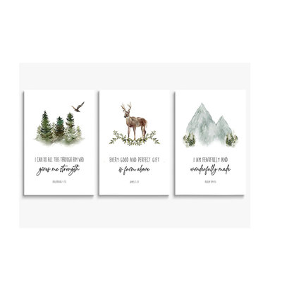 3 Piece Wrapped Canvas Wall Art