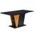 Extendable Dining Table 62.41 Inch - Modern Wood With Storage. Metal Construction, Adjustable Tabletop For Office & Home Settings Storage Wooden Design. Room