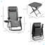 Zero Gravity Chair Set With Side Table, Folding Reclining Chair With Cupholders & Pillows-1662270827
