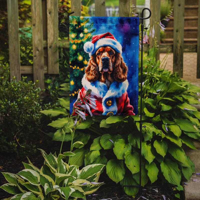 Drapeau de jardin Doberman Pinscher, Épagneul cocker