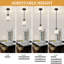 Luminaire suspendu moderne en cristal à 1 lumière avec hauteur réglable Bette-930067180-968725116