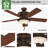 Italian Countryside 52" 5 - Blade Standard Ceiling Fan with Light and Pull Chains