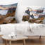Coussin lombaire imprimé paysage d'été