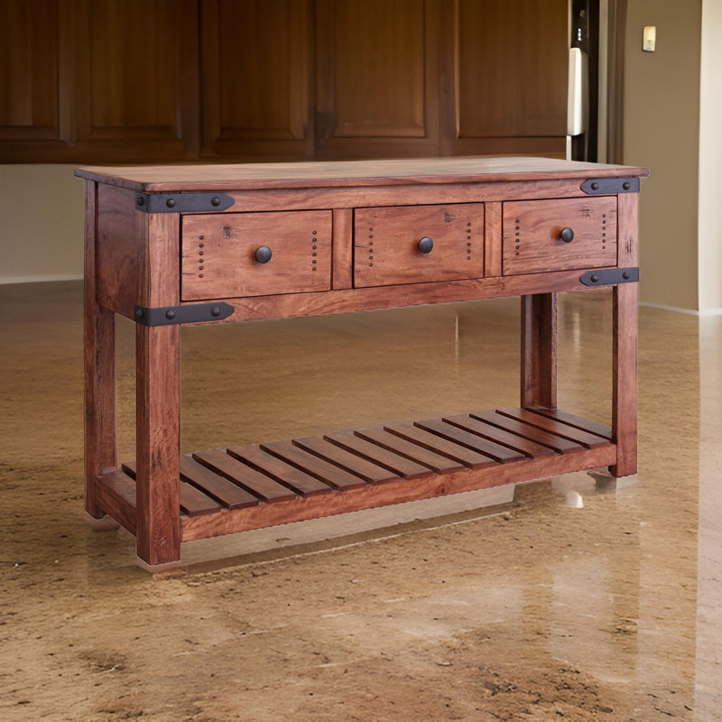 55'' Solid Wood Console Table
